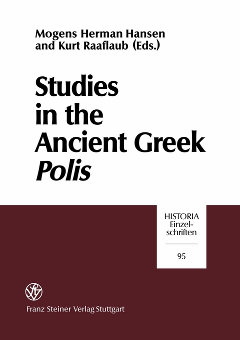 Studies in the Ancient Greek Polis - 