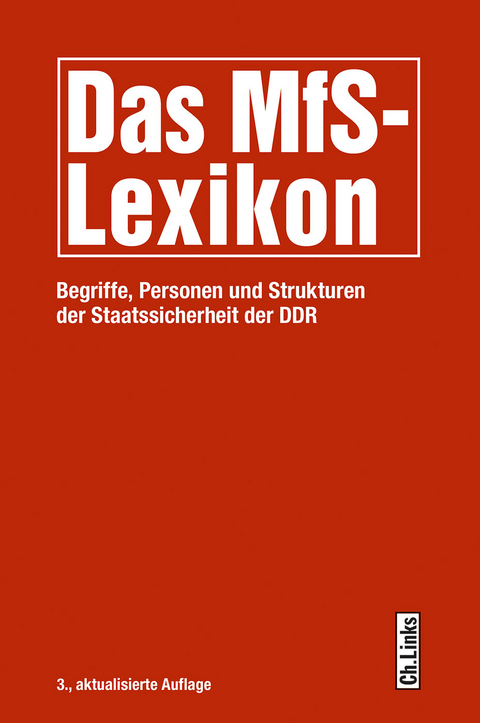 Das MfS-Lexikon - 