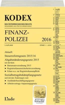 KODEX Finanzpolizei 2016 - Wilfried Lehner