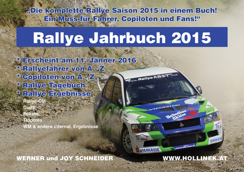 Rallye Jahrbuch 2015 - Werner Schneider, Joy Schneider