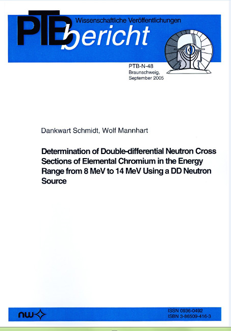 Determination of Double-differential Neutron Cross Sections of Elemental Chromium in the Energy Range from 8 MeV to 14 MeV Using a DD Neutron Source - D Schmidt, W Mannhart