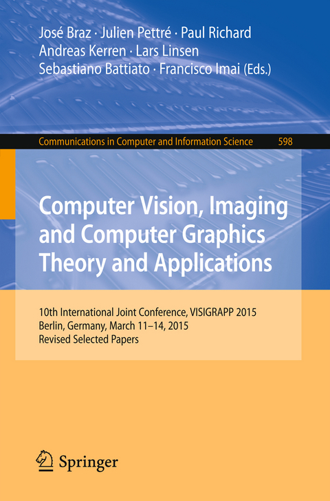 Computer Vision, Imaging and Computer Graphics Theory and Applications - 