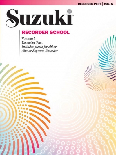 Suzuki Recorder School Recorder Part, Vol. 5