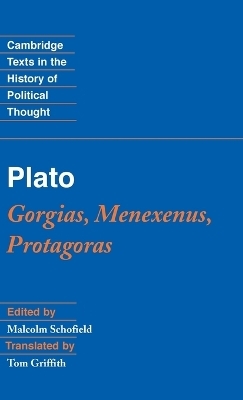 Plato: Gorgias, Menexenus, Protagoras - 