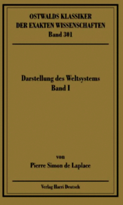 Darstellung des Weltsystems: Band I, Bücher 1-3 (Laplace)