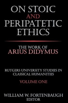 On Stoic and Peripatetic Ethics - David Riesman