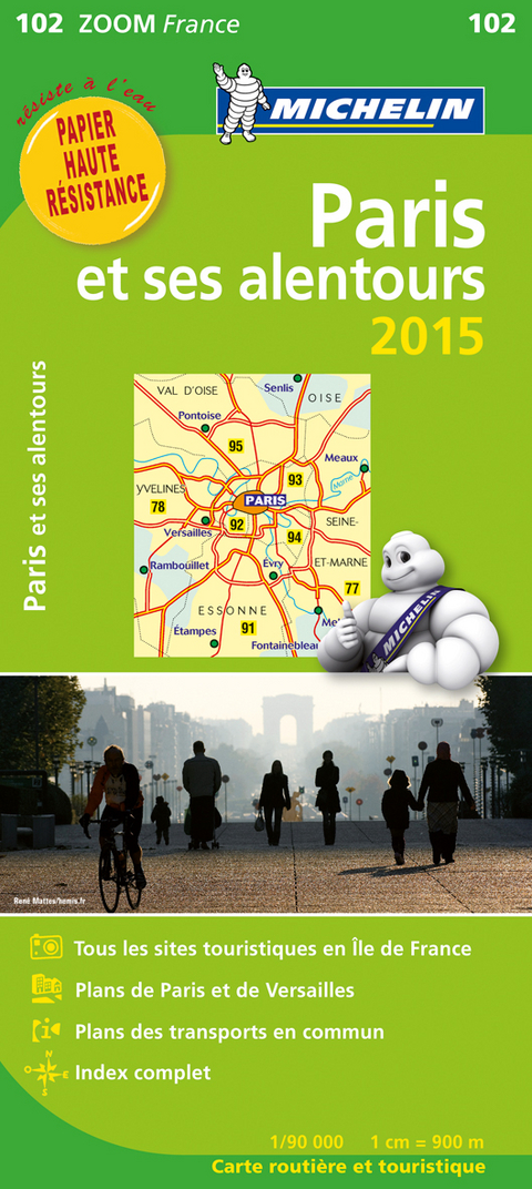 CARTE ZOOM PARIS ET SES ALENTOURS 2016 -  xxx