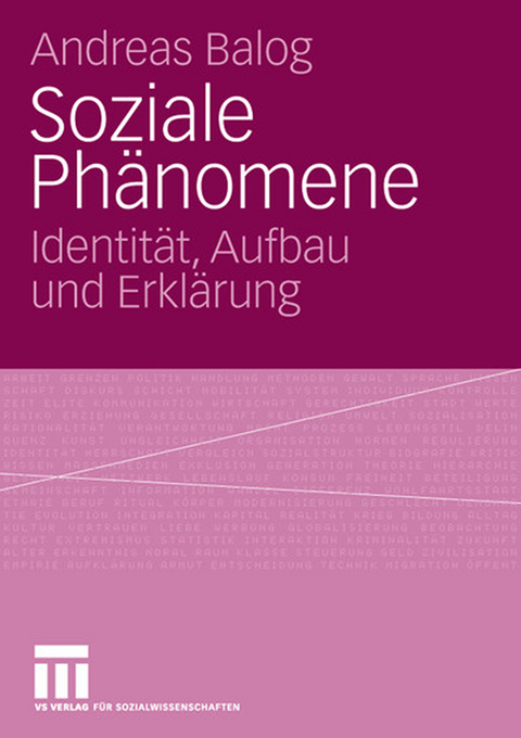 Soziale Phänomene - Andreas Balog