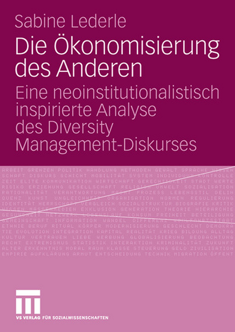 Die Ökonomisierung des Anderen - Sabine Lederle