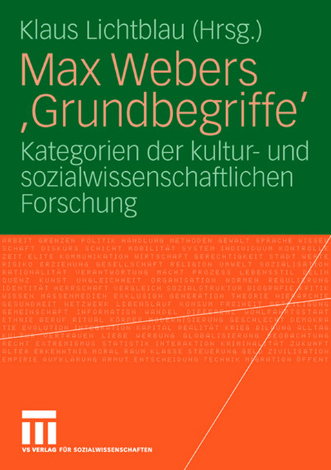 Max Webers 'Grundbegriffe' - 