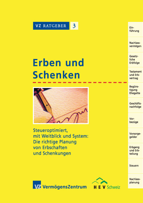 Erben und Schenken - Giulio Vitarelli, Serge Lutgen, Nicola Waldmeier