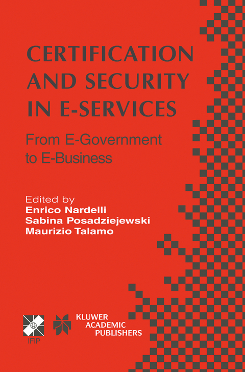 Certification and Security in E-Services - 