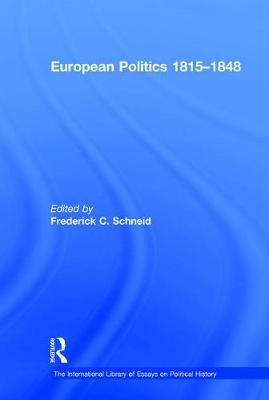 European Politics 1815–1848 - 