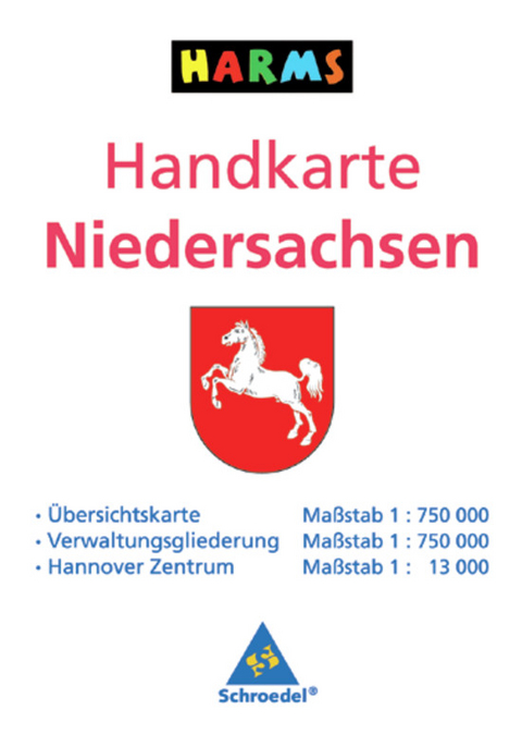 Handkarte Niedersachsen