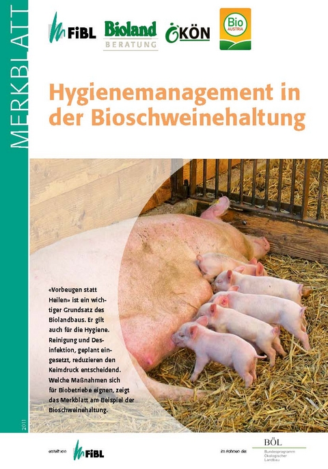 Hygienemanagement in der Bioschweinehaltung - Barbara Früh