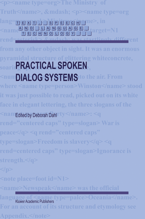 Practical Spoken Dialog Systems - 