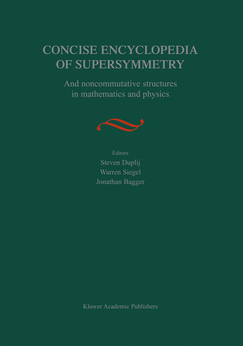 Concise Encyclopedia of Supersymmetry - 