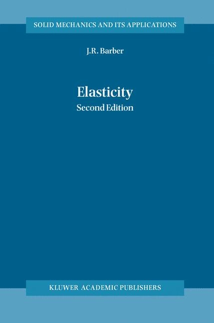 Elasticity - J. R. Barber