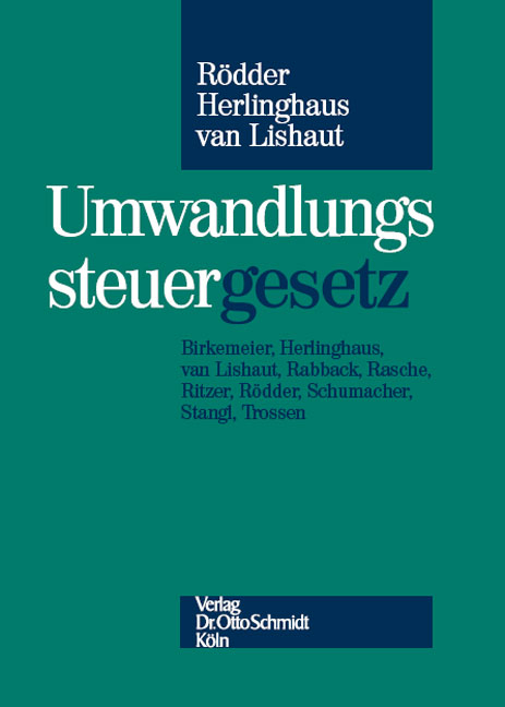 Umwandlungssteuergesetz - Kommentar - 