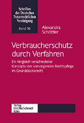 Verbraucherschutz durch Verfahren - Alexandra Schöttler