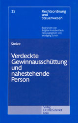 Verdeckte Gewinnausschüttung und nahestehende Person - Marie Th Stolze