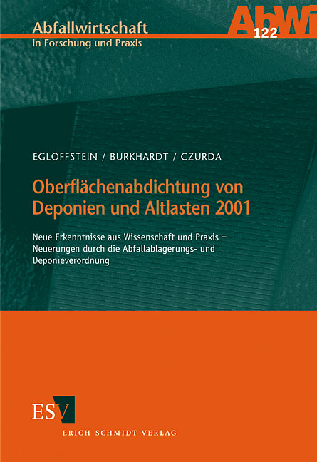 Oberflächenabdichtung von Deponien und Altlasten 2001 - 