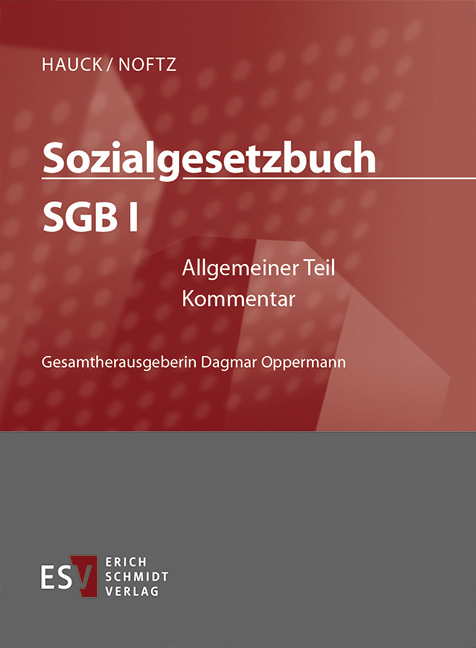 Sozialgesetzbuch (SGB). Kommentar / Sozialgesetzbuch (SGB) I: Allgemeiner Teil - Abonnement Pflichtfortsetzung für mindestens 12 Monate - Simone Evke de Groot, Sven Filges, Karl Hauck, Danny Hochheim, Katrin Just (geb. Fastabend), Matthias Knecht, Katharina von Koppenfels-Spies, Bert Moll, Christian Rolfs, Ariunzaya Shagdar, Markus Sichert, Robert Steinbach, Thomas Spitzlei