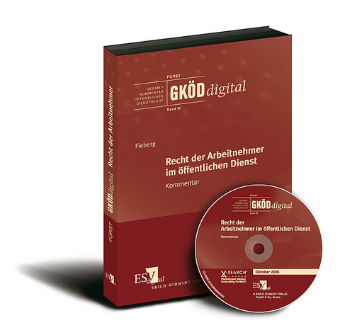 GKÖDdigital. Gesamtkommentar Öffentliches Dienstrecht / Recht der Arbeitnehmer im öffentlichen Dienst (GKÖDdigital, Band IV) - bei Doppelbezug Print und CD-ROM - Christian Fieberg, Reinhard Künzl