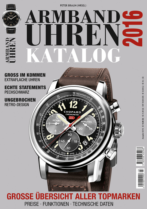 Armbanduhren Katalog 2016 - 