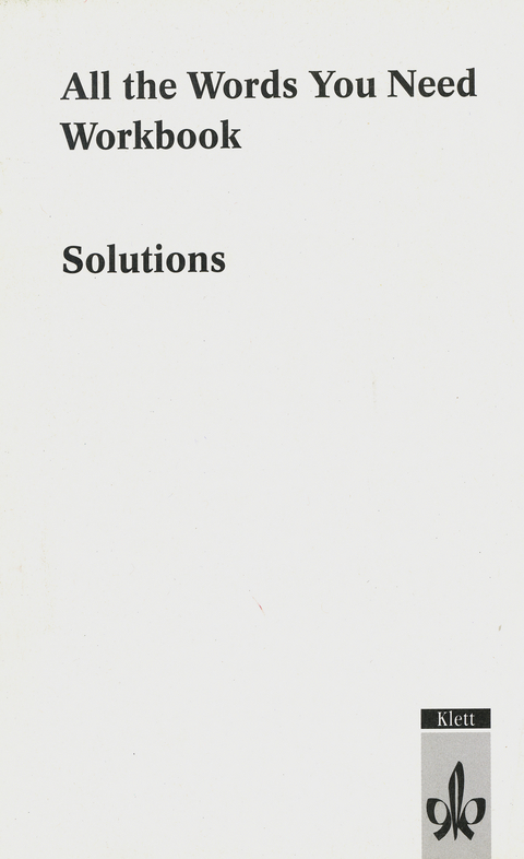 Workbook, Solutions - 