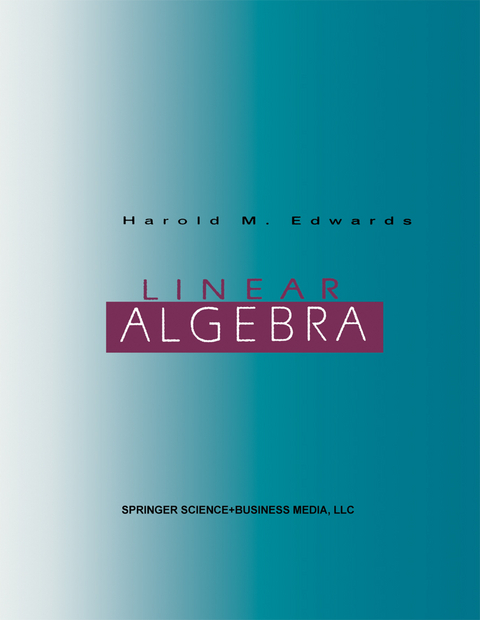 Linear Algebra - Harold M. Edwards