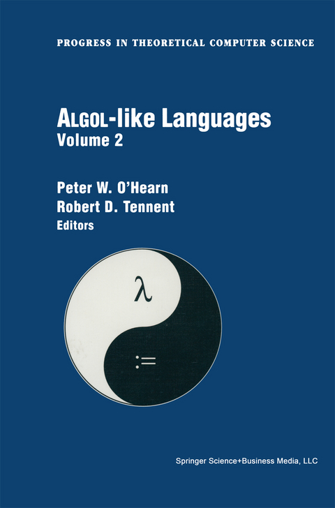 Algol-like Languages - Peter O'Hearn, Robert Tennent