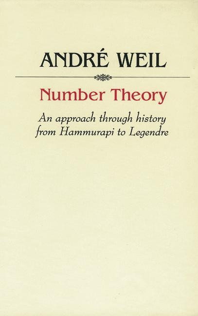 Number Theory - Andre Weil