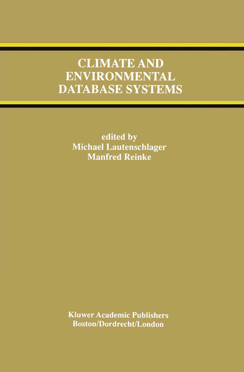 Climate and Environmental Database Systems - 