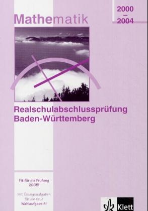 Realschulabschlussprüfung Mathematik