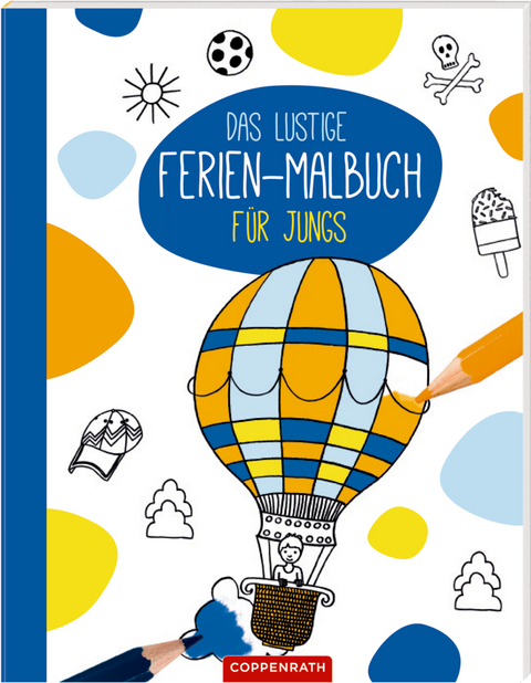 Das lustige Ferien-Malbuch für Jungs