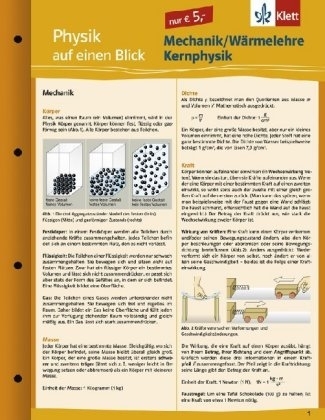 Physik auf einen Blick