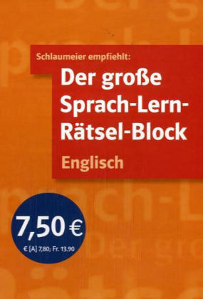 Der große Sprach-Lern-Rätsel-Block, Englisch