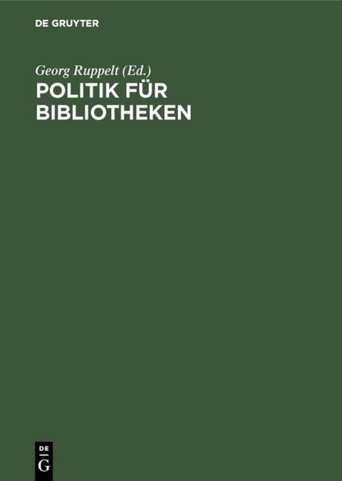 Politik für Bibliotheken - 