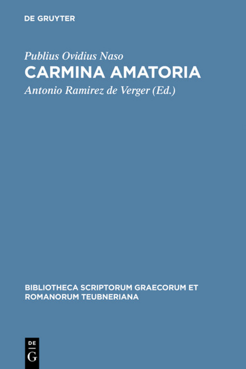 Carmina amatoria - Publius Ovidius Naso