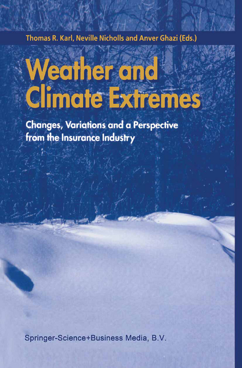 Weather and Climate Extremes - 