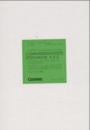 Computergestützte Stochastik 3.2, 1 Diskette (3 1/2 Zoll) - 