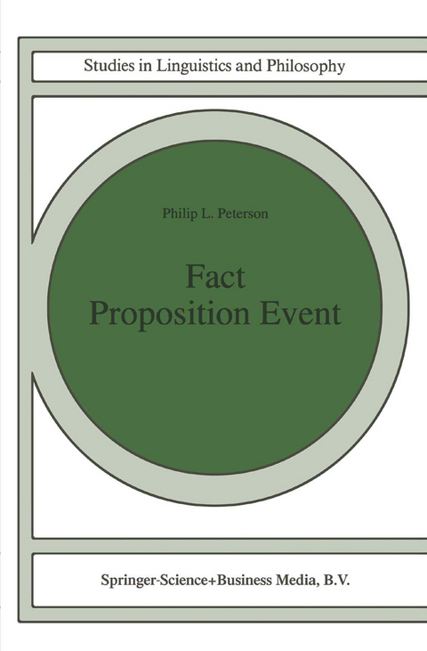 Fact Proposition Event - P.L. Peterson