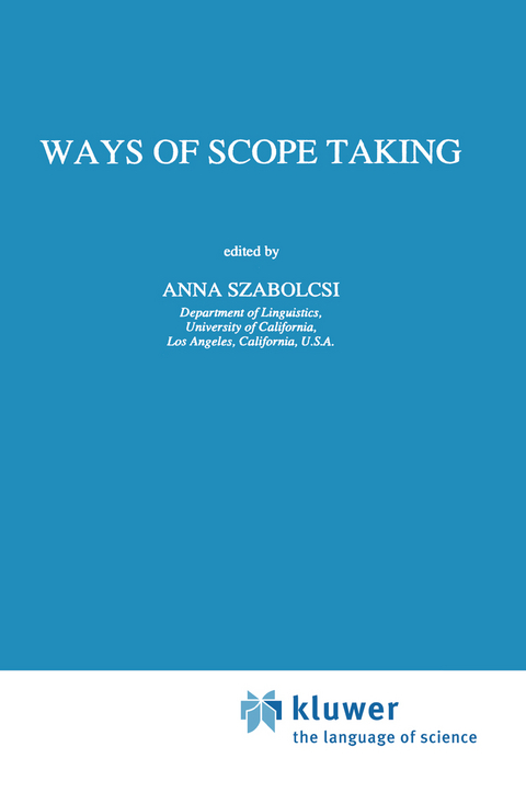 Ways of Scope Taking - 