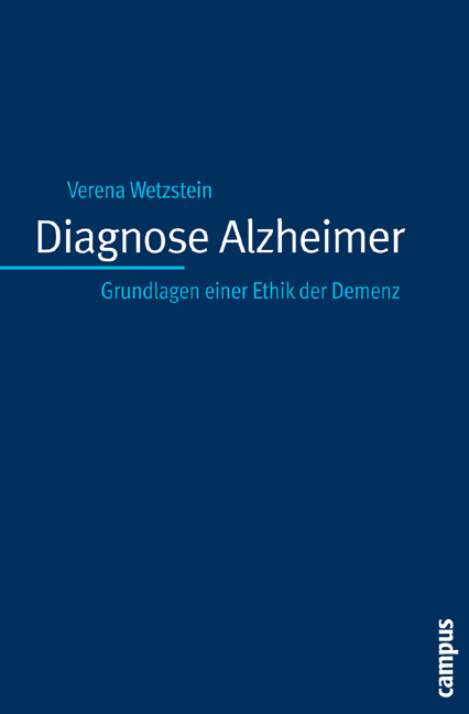 Diagnose Alzheimer - Verena Wetzstein