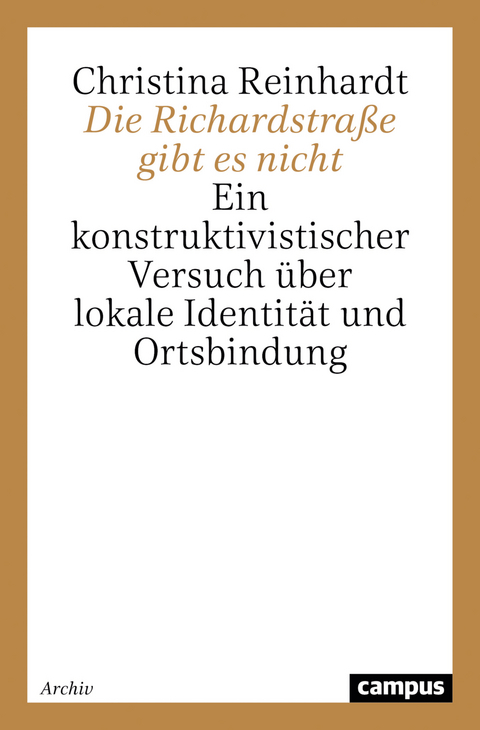 Die Richardstraße gibt es nicht - Christina Reinhardt