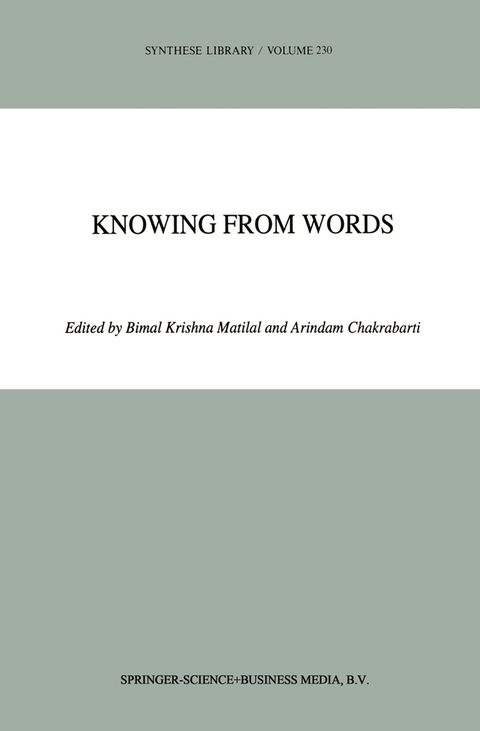 Knowing from Words - 