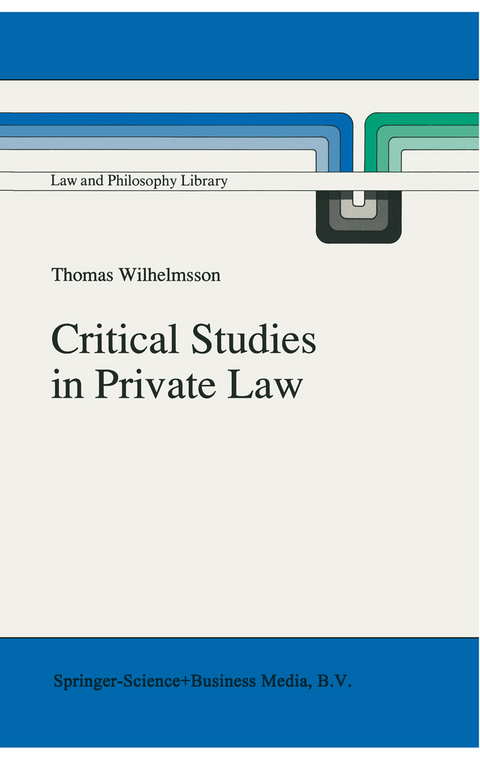 Critical Studies in Private Law - T. Wilhelmsson