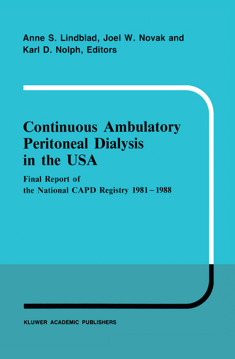 Continuous Ambulatory Peritoneal Dialysis in the USA - 