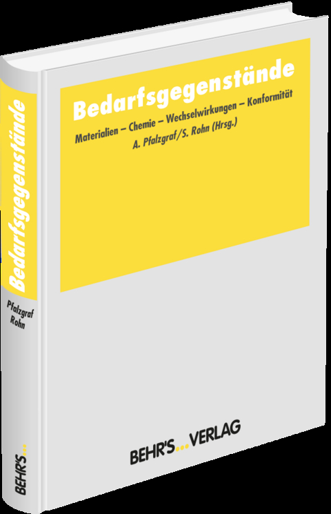 Bedarfsgegenstände - Sascha Rohn, Andreas Pfalzgraf, Andreas Mattulat